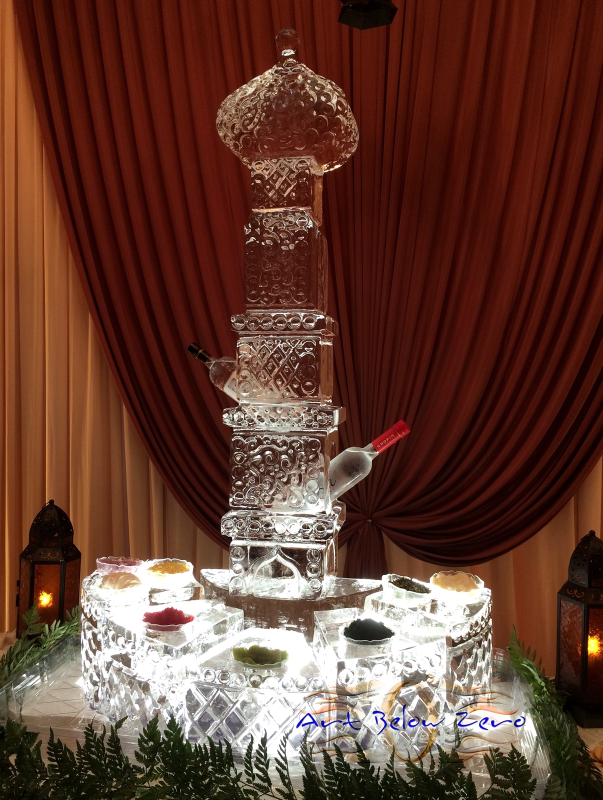 Arabian_nights_theme__caviar_station_ice_sculpture